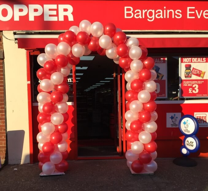 Shop Opening Arch!