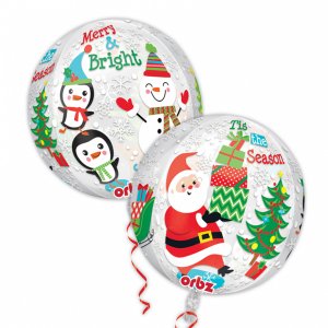 Christmas Orbz Balloons