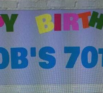 Personalised Birthday Banner