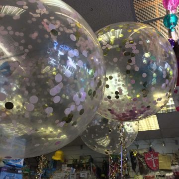 Confetti Wedding Balloons