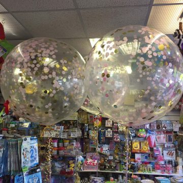 Confetti Wedding Balloons